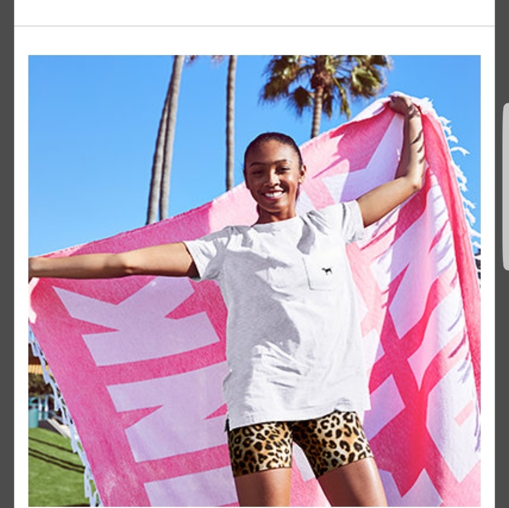 Brand New VS Pink Festival Blanket Flawless Pink